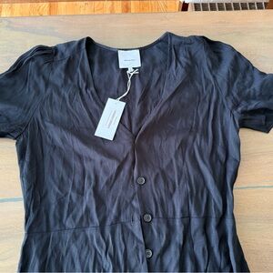 Reformation Black Jumpsuit